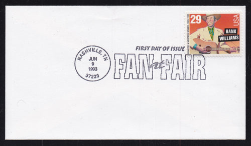 # 2723 (1993) Hank Williams, Perf 10 -  FDC