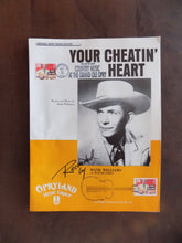 # 2723 (1993) Hank Williams, Perf 10 - FDC on Sheet Music Set