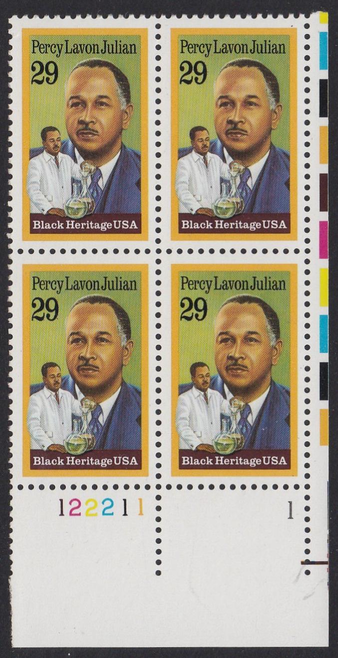 # 2746 (1993) Percy Julian - PB, LR #122211-1, MNH