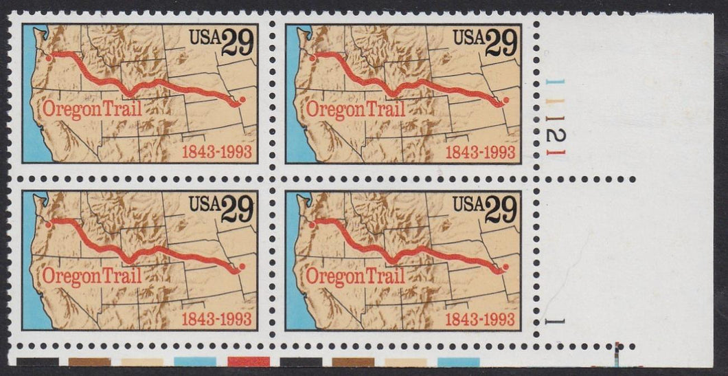 # 2747 (1993) Oregon Trail - PB, LR #11121-1, MNH