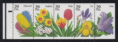 # 2764a (1993) Spring Garden Flowers - Bklt pane, #1, MNH