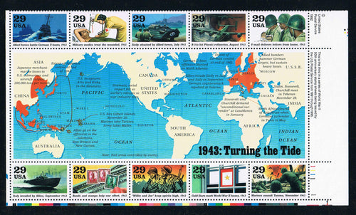 # 2765 (1993) WW II, 1943 - PB, LR #1111-1, MNH