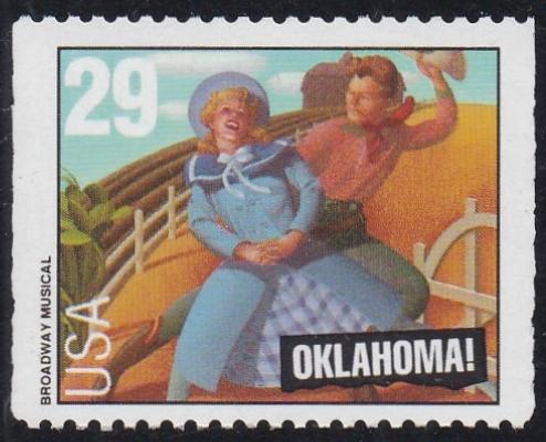 # 2767 (1993) Broadway Musicals, Oklahoma - Bklt sgl, MNH
