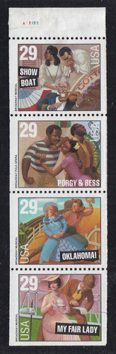 # 2770a (1993) Broadway Musicals - Bklt pane, #A22222, MNH