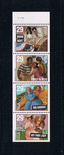 2770a (1993) Broadway Musicals, NF - Bklt pane, #A11111, MNH