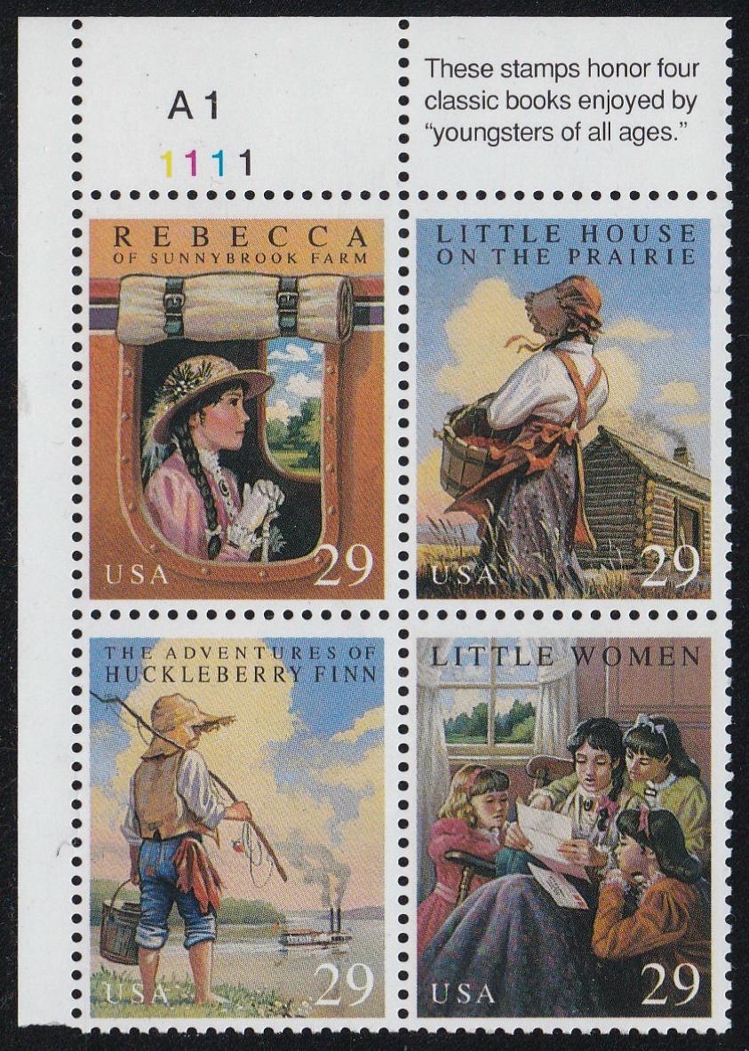 # 2785-88 (1993) Classic Books - PB, UL #A1-1111, MNH