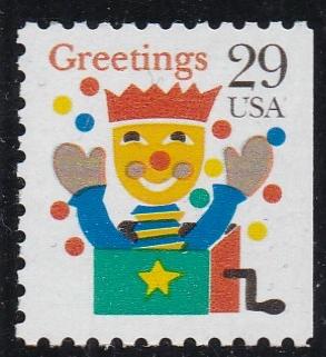 # 2798 (1993) Contemporary Christmas, Jack-in-Box - Bklt sgl, MNH