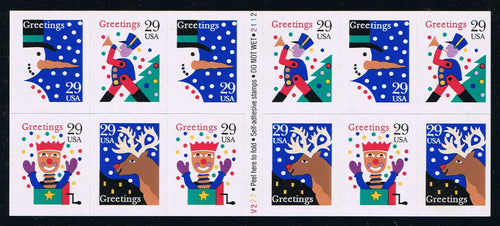 #2802a (1993) Christmas - BKLT #V222-2112, MNH