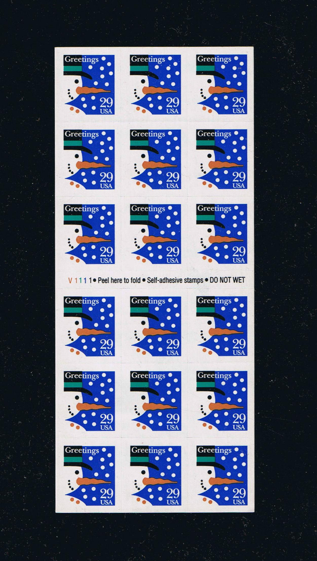 # 2803a (1993) Snowman - BKLT, #V1111, MNH