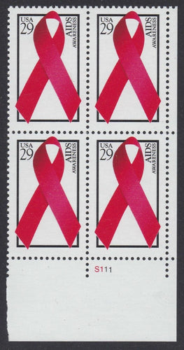 # 2806 (1993) AIDS - PB, LR #S111, MNH