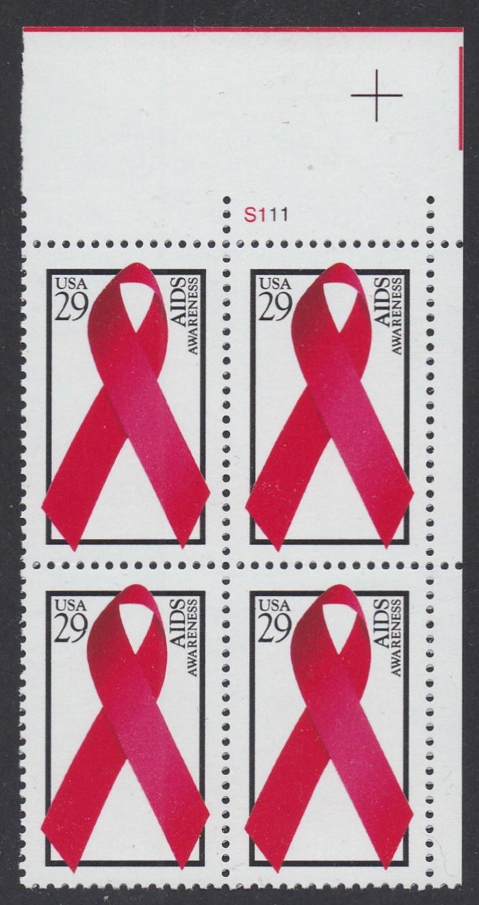# 2806 (1993) AIDS - PB, UR #S111, MNH