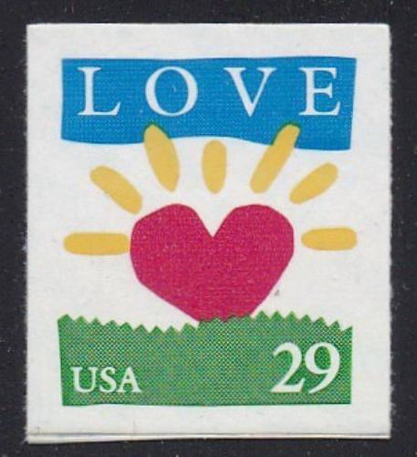 # 2813 (1994) Heart Sunrise - Bklt sgl, MNH