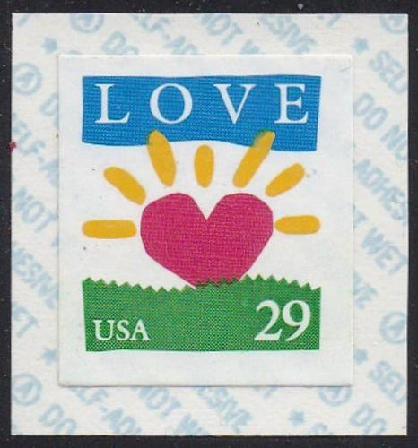 # 2813b (1994) Heart Sunrise - Coil sgl, MNH