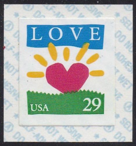 # 2813b (1994) Heart Sunrise - Coil sgl, MNH