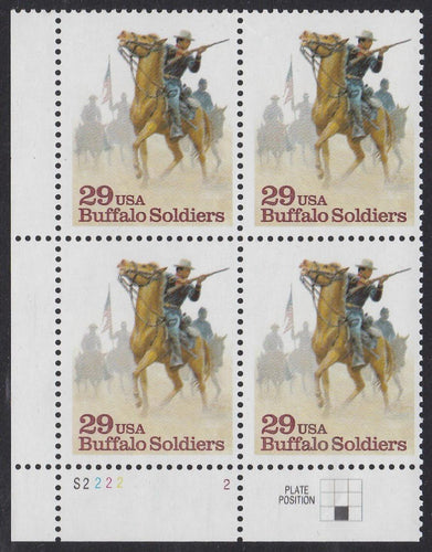 # 2818 (1994) Buffalo Soldiers - PB, LL #S2222-2, MNH