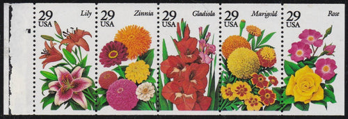 # 2833a (1994) Summer Garden Flowers - Bklt pane, no #, MNH