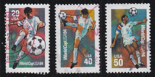 # 2834-36 (1994) Soccer - Sgls, Set/3, Used