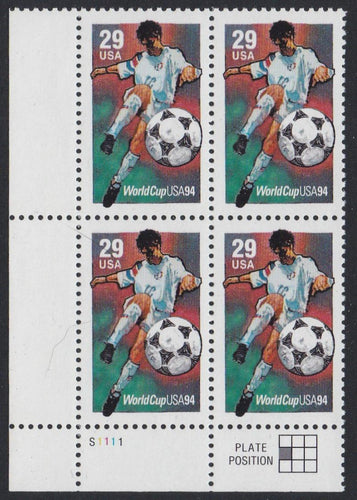 # 2834 (1994) Soccer - PB, LL #S1111, MNH