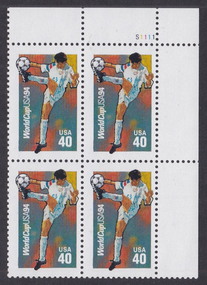 # 2835 (1994) Soccer - PB, UR #S1111, MNH