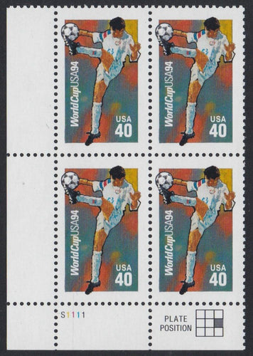 # 2835 (1994) Soccer - PB, LL #S1111, MNH