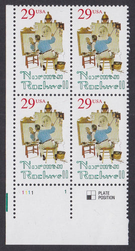 # 2839 (1994) Rockwell - PB, LL #1111-1, MNH