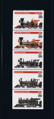# 2847a (1994) Steam Locomotives - Bklt pane, No Tab, MNH