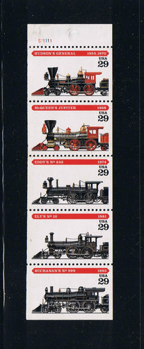 # 2847a (1994) Steam Locomotives - Bklt pane, #S11111, MNH