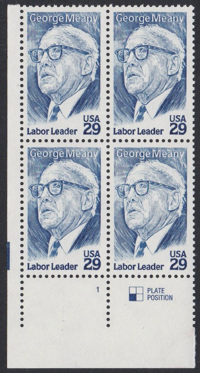 # 2848 (1994) Meany - PB, LL #1, MNH
