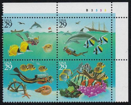 # 2863-66 (1994) Wonders of the Sea - PB, UR #B3333, MNH