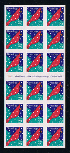 # 2874a (1994) Winter Cardinal - BKLT, #V1111, MNH