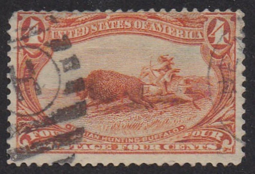 # 287 (1898) Buffalo - Sgl, Used, F [2]