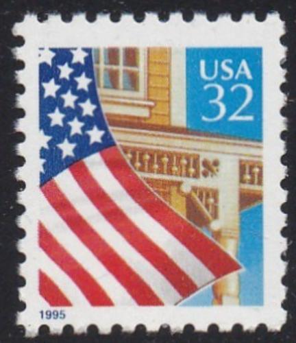 # 2897 (1995) Flag Over Porch - Sgl, MNH