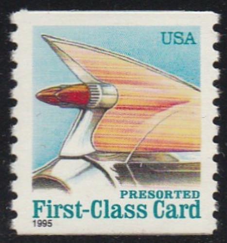 # 2909 (1995) Tail Fin - Coil sgl, XF MNH