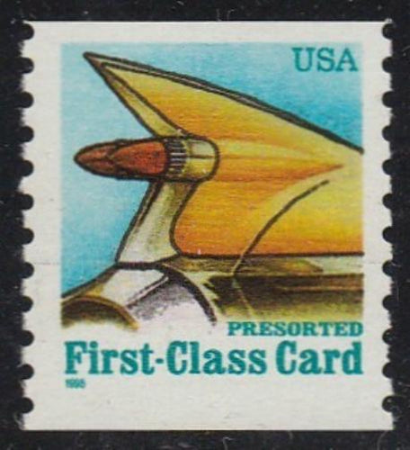 # 2908 (1995) Tail Fin - Coil sgl, MNH