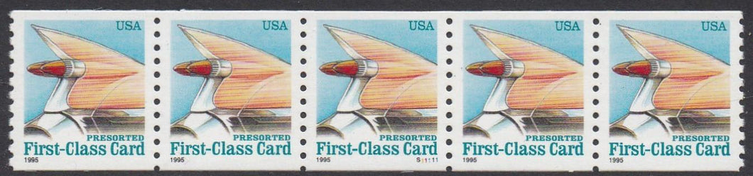 # 2909 (1995) Tail Fin - PS/5, #S11111, VF MNH