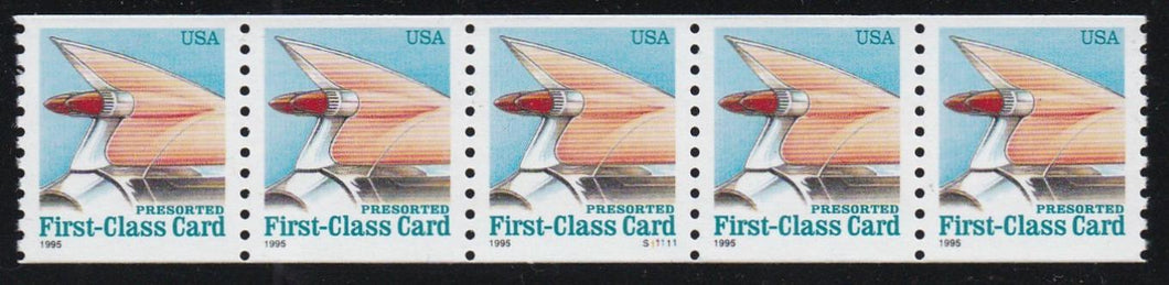 # 2909 (1995) Tail Fin - PS/5, #S11111, XF MNH