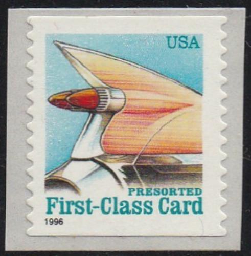 # 2910 (1996) Tail Fin - Coil sgl, MNH