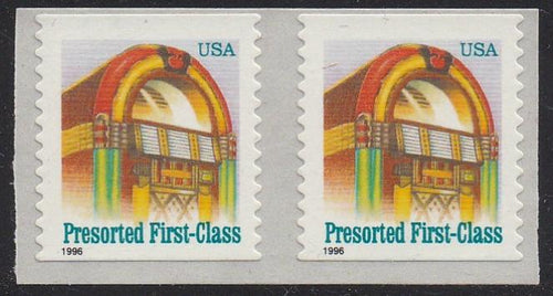 # 2912A (1996) Juke Box - Coil pr, MNH