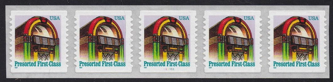 # 2912B (1997) Juke Box - PS/5, #111111, VF MNH