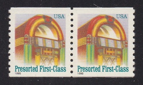 # 2912 (1995) Juke Box - Coil pr, XF MNH