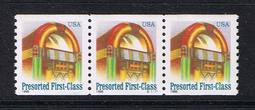# 2912 (1995) Juke Box - PS/3, #S11111, 1L Back Number, MNH