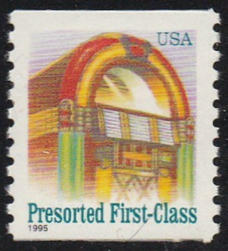 # 2912 (1995) Juke Box - Coil sgl, MNH