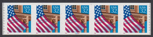 # 2915A (1996) Flag Over Porch - PS/5, 44444, 10/10, VF MNH