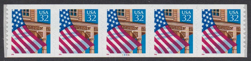 # 2915A (1996) Flag Over Porch - PS/5, 55555, 10/10, XF MNH