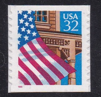 # 2915C (1996) Flag over Porch - Coil sgl, MNH