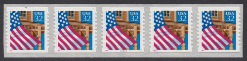 # 2915D (1997) Flag Over Porch - PS/5, 11111, 9/10, VF MNH