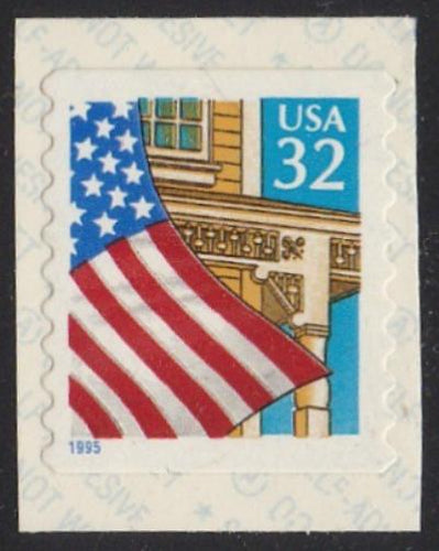 # 2915 (1995) Flag over Porch - Coil sgl, MNH