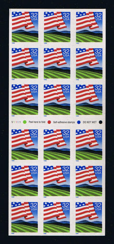 #2919a Flag over Farm Field, ATM - BKLT, #V1111, MNH