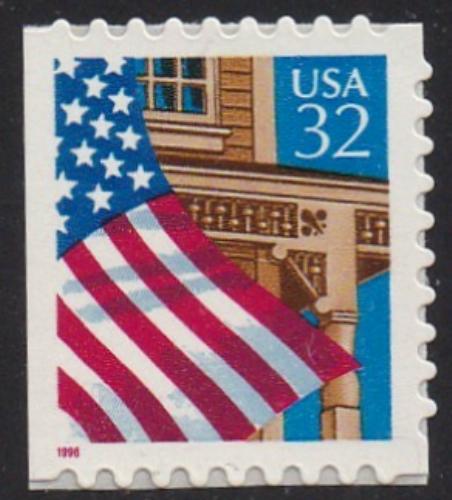 # 2921a (1996) Flag over Porch - Bklt sgl, MNH