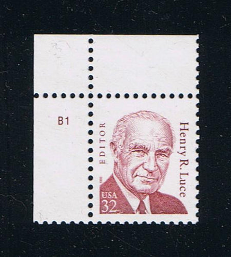 # 2935 (1998) Luce, Lake, GSP tag, SG, perf 11.2 - Plt sgl, UL #B1, MNH